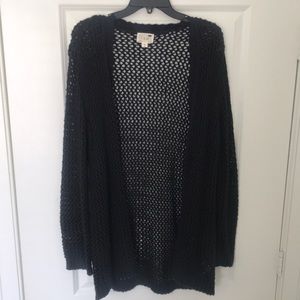 Black cardigan